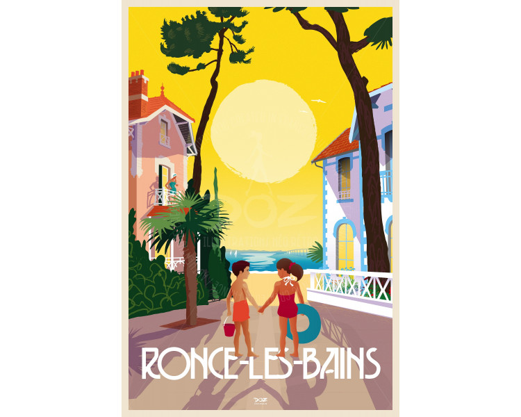Affiche DOZ Ronce-les-Bains Royan Charente-Maritime Affiche DOZ Ronce-les-Bains Royan Charente-Maritime