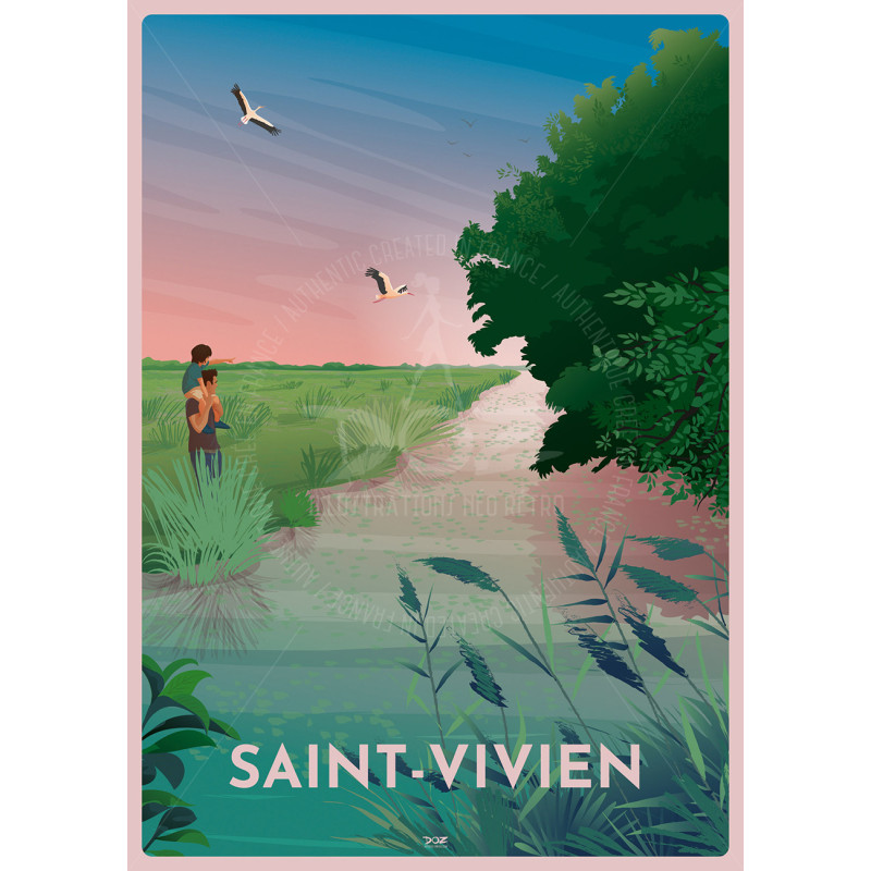 Poster DOZ - Urban Community of La Rochelle - Saint-Vivien Poster DOZ - Urban Community of La Rochelle - Saint-Vivien
