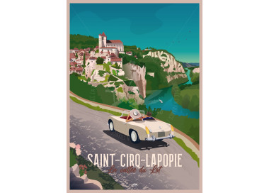 Poster DOZ Saint-Cirq-Lapopie