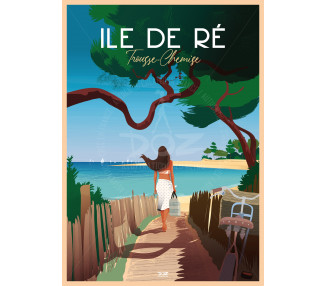 Affiche DOZ ILE DE RÉ Trousse Chemise