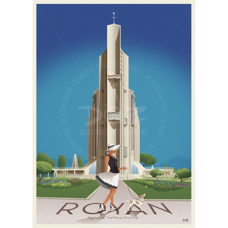 Affiche DOZ - Royan - Eglise Notre-Dame Affiche DOZ - Royan - Eglise Notre-Dame