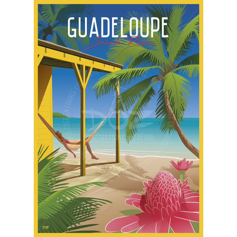 Poster DOZ - Guadeloupe - Sainte-Rose Poster DOZ - Guadeloupe - Sainte-Rose