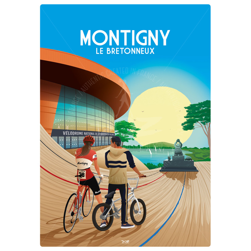 Affiche DOZ - Montigny-le-Bretonneux - Vélodrome National Affiche DOZ - Montigny-le-Bretonneux - Vélodrome National