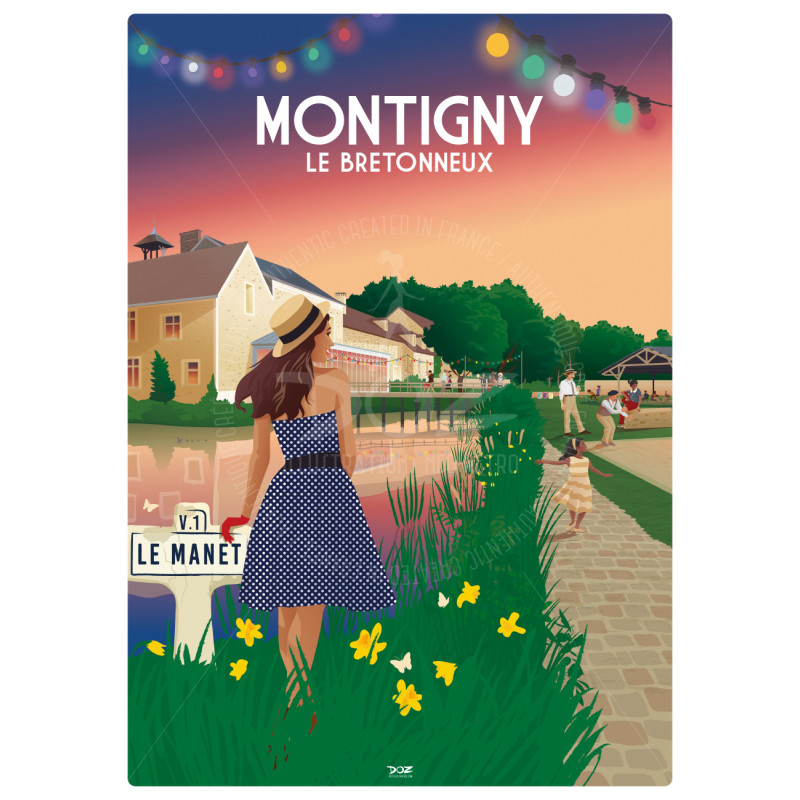 Affiche DOZ - Montigny-le-Bretonneux - Le Manet Guinguette Affiche DOZ - Montigny-le-Bretonneux - Le Manet Guinguette