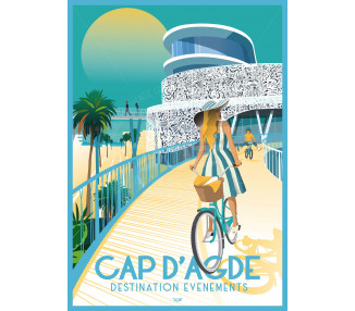 Affiche DOZ Cap d'Agde palais des congrès Casino