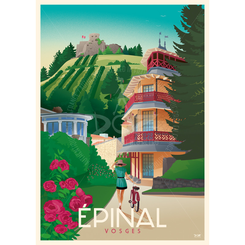 Affiche DOZ - Épinal - Chinese Tower Affiche DOZ - Épinal - Chinese Tower
