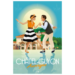Affiche DOZ - Chatel-Guyon - Auvergne - swing