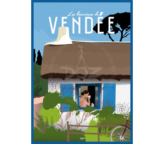 Affiche DOZ Les Bourrines de Vendée