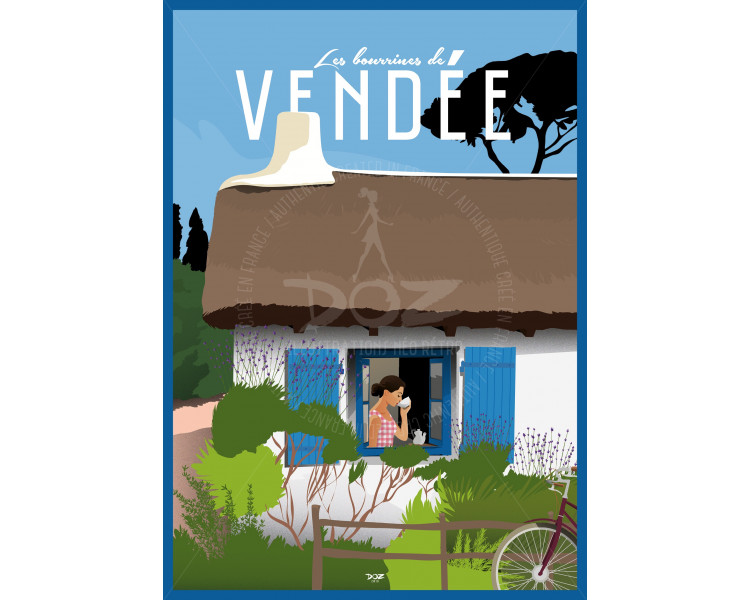 Affiche DOZ Les Bourrines de Vendée