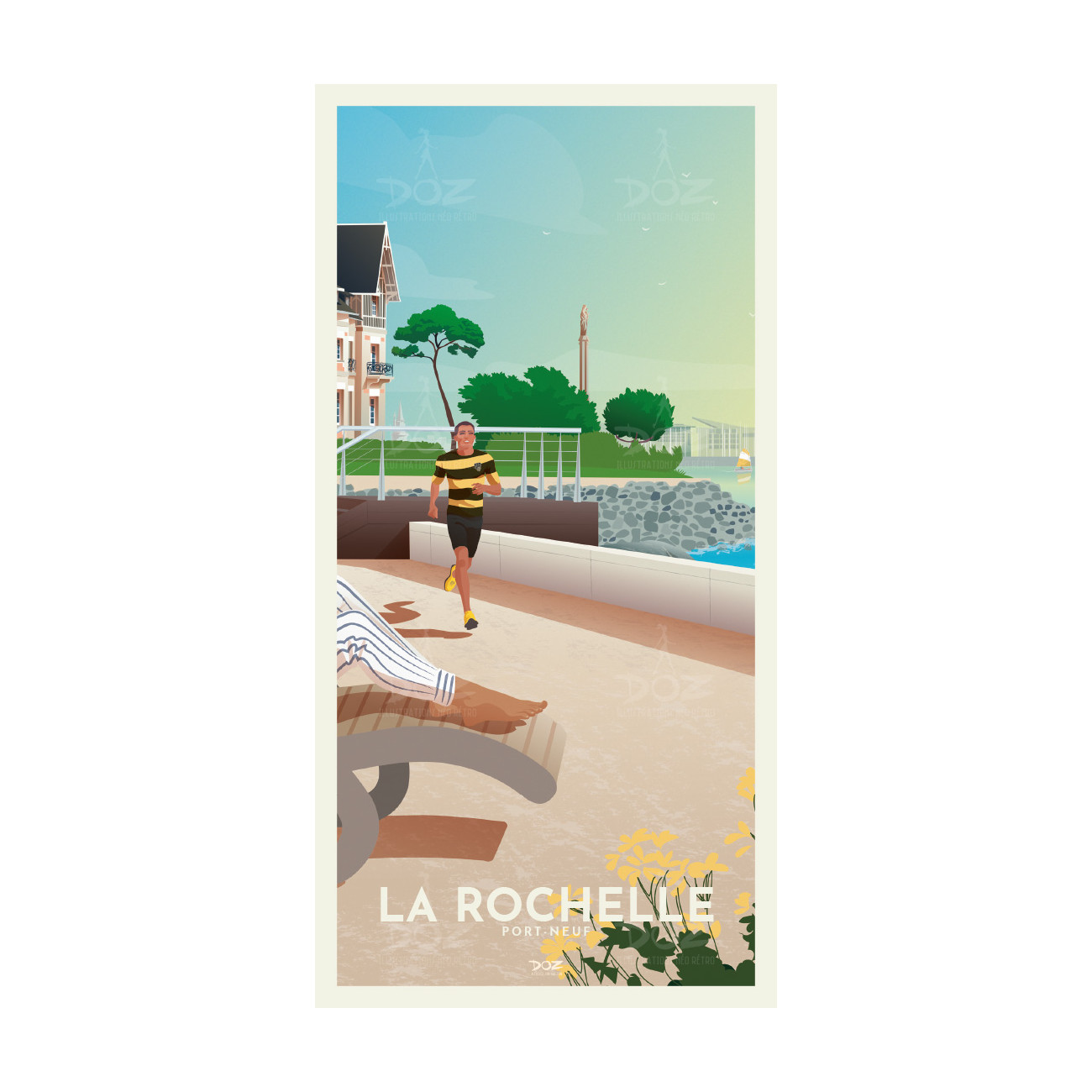 DOZ Postcard - La Rochelle Port-Neuf DOZ Postcard - La Rochelle Port-Neuf