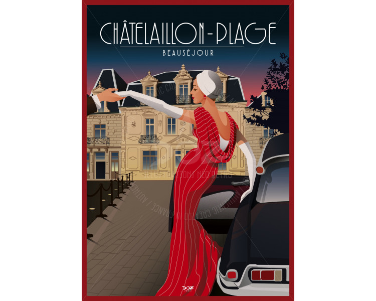 Affiche DOZ Châtelaillon-Plage - Beauséjour