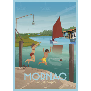 Affiche DOZ - Mornac-sur-Seudre - Le port