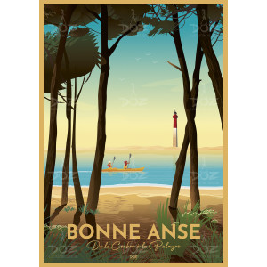 Affiche DOZ - Bonne anse - De la Coubre à La Palmyre