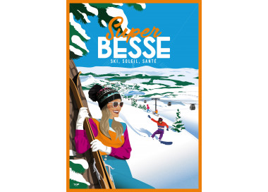 Poster DOZ Super Besse Winter Ski
