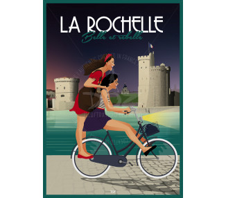 Affiche DOZ La Rochelle Belle et Rebelle