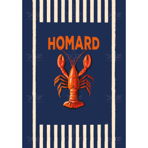 Affiche DOZ - Collection de la mer - Homard