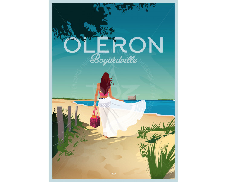 Affiche DOZ Ile d'Oléron - Boyardville Affiche DOZ Ile d'Oléron - Boyardville