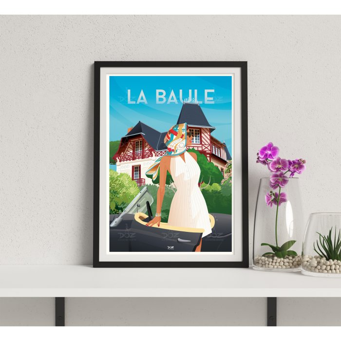 DOZ Poster - Villefranche-sur-mer - The Darse