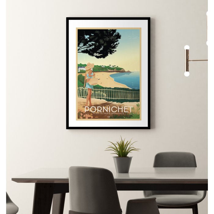 Affiche DOZ - Pornichet - Plage Sainte-Marguerite