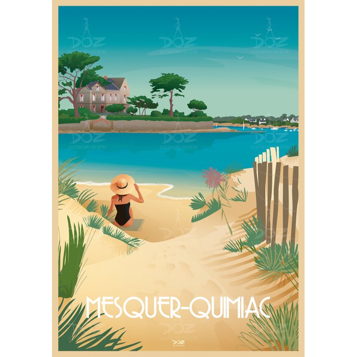 DOZ Poster - La Baule - Mesquer-Quimiac - Beach