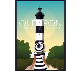 Poster DOZ Ile d'Oléron - The chassiron lighthouse