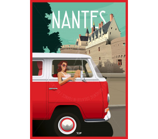 Affiche DOZ Nantes - Château des Ducs de Bretagne - Combi