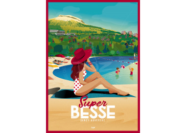 Affiche DOZ Super Besse été plage