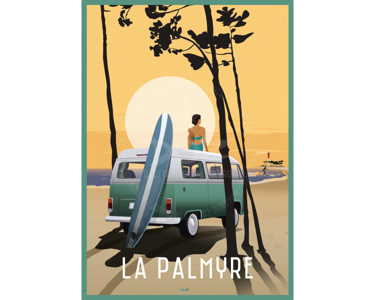 Affiche DOZ La Palmyre Combi Affiche DOZ La Palmyre Combi