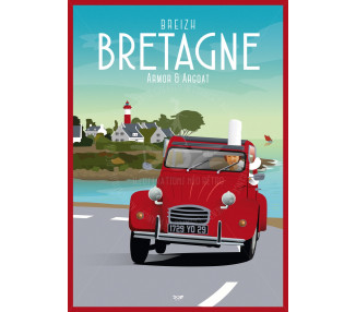 Affiche DOZ Bretagne 2 cv
