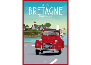 Poster DOZ Bretagne 2 cv
