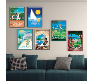 Affiche DOZ Cap d'Agde détente spa