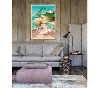 Affiche DOZ Saint-Palais-sur-Mer Le Sentier des Douaniers