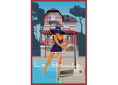 Poster DOZ La Baule Les pins