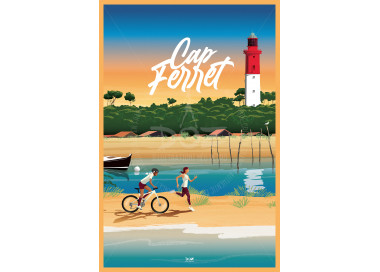Poster DOZ Cap Ferret Mimbeau - Lighthouse