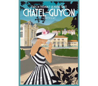Affiche DOZ Chatel-Guyon Auvergne