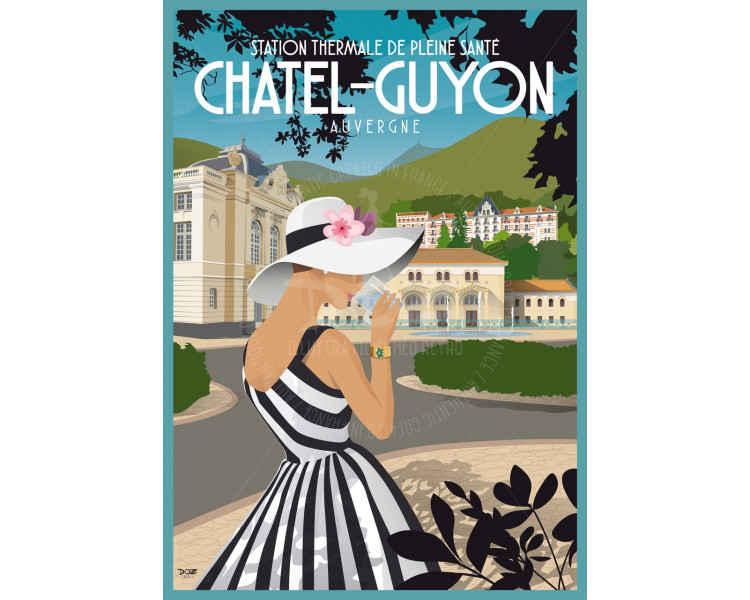 Affiche DOZ Chatel-Guyon Auvergne