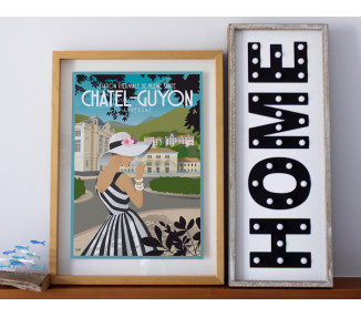 Affiche DOZ Chatel-Guyon Auvergne