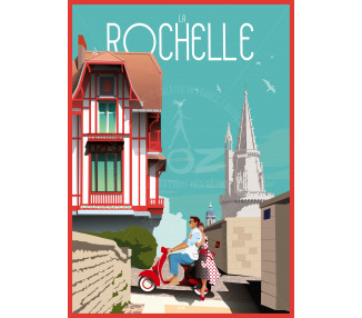 Affiche DOZ La Rochelle scooter
