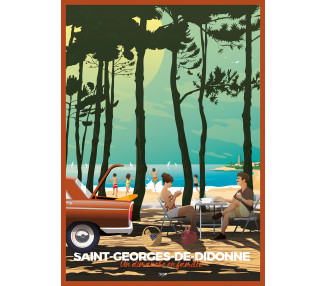 DOZ affiches vintage : Affiche Saint-Georges-de-Didonne Famille 404