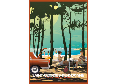DOZ affiches vintage : Affiche Saint-Georges-de-Didonne Famille 404