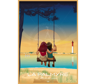 Affiche DOZ La Palmyre Bonne Anse Balançoire
