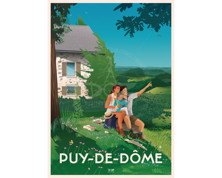 Poster DOZ Auvergne Puy-de-Dôme