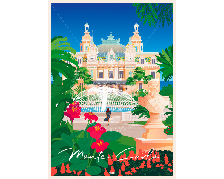 Affiche DOZ Monte-Carlo, Monaco