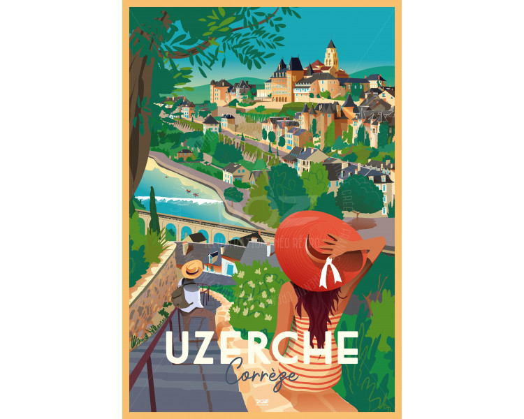 Affiche DOZ Corrèze Uzerche Affiche DOZ Corrèze Uzerche