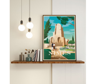 Affiche DOZ Nîmes - La Tour Magne