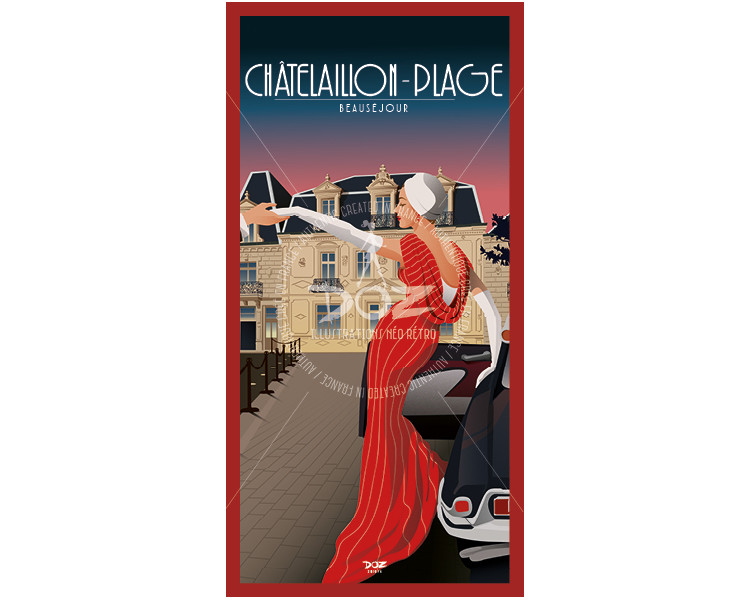 Postcard Chatelaillon-plage - Beausejour