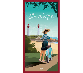 Carte Postale - Ile d'Aix - les phares