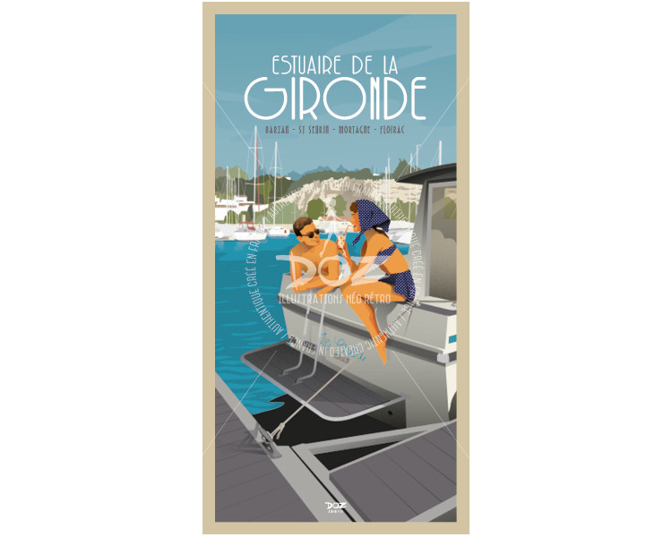 Carte postale - Estuaire de La Gironde