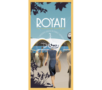 Carte postale - Royan Le Marché