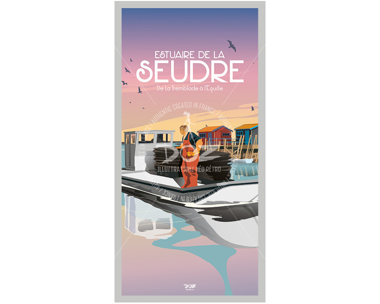 Carte postale - Estuaire de La Seudre